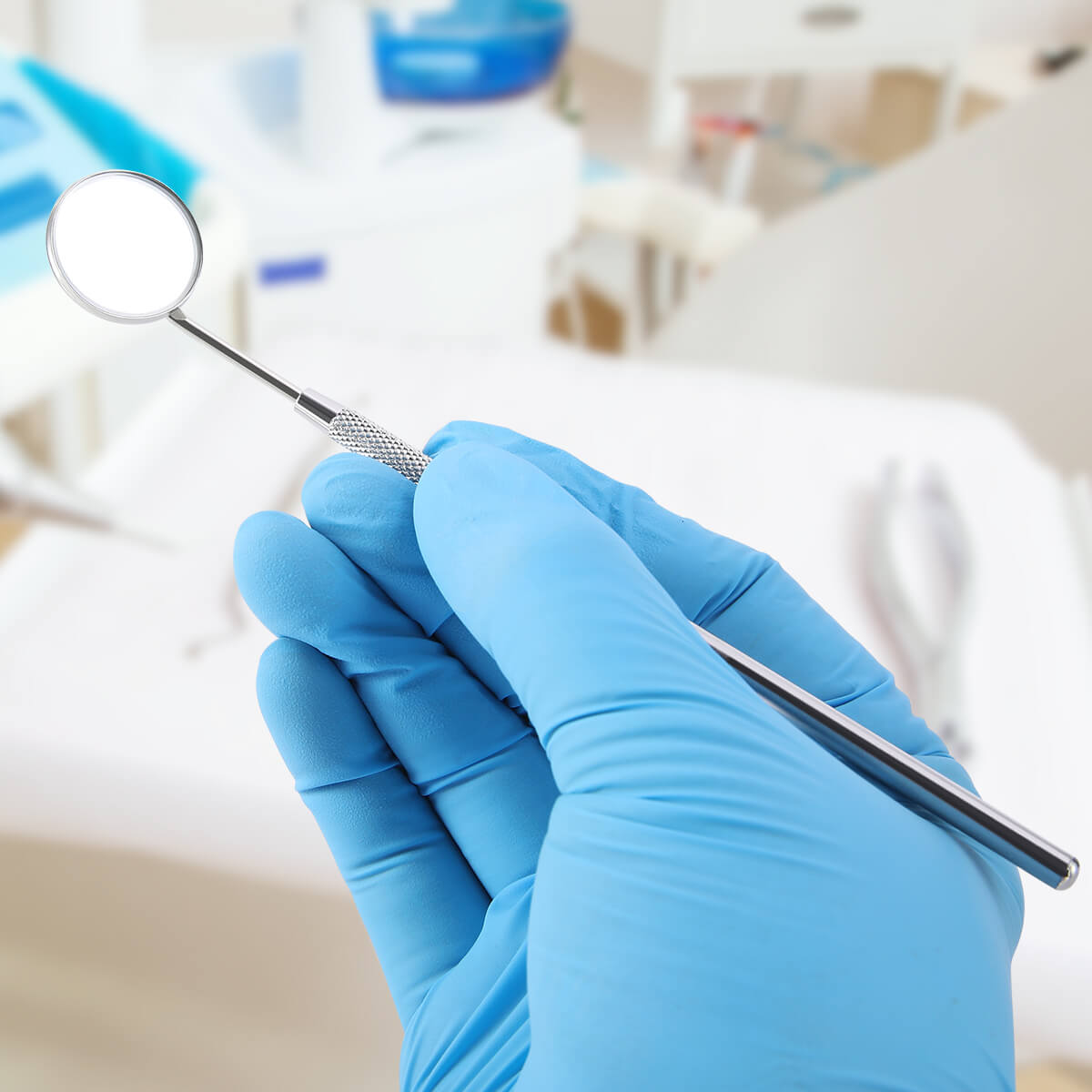 Dental Stainless Steel Mouth Mirror Handle 10Pcs/Set - azdentall.com