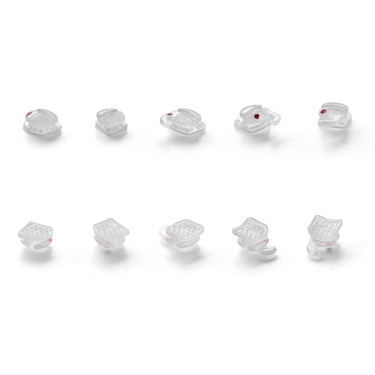 AZDENT Dental 2G Clear Ceramic Bracket Roth/MBT 0.022 Hooks On 345 20pcs/Box - azdentall.com