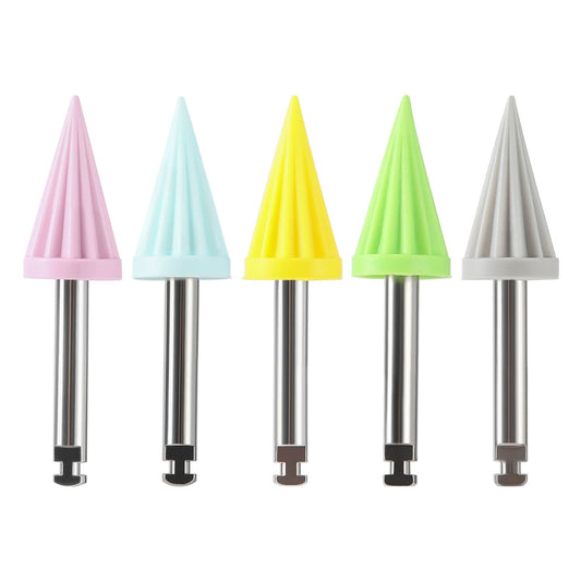Dental Silicone Rubber Tapered Polishing Prophy Soft/Hard Cup Umbrella Shape 10pcs/Bag - azdentall.com