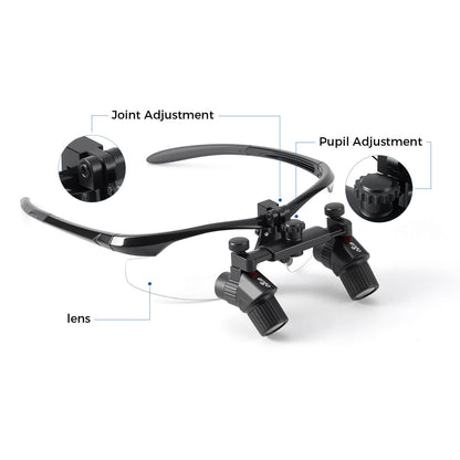 Dental Magnification Medical Surgical Binocular Loupes 3.0X-6.0X - azdentall.com