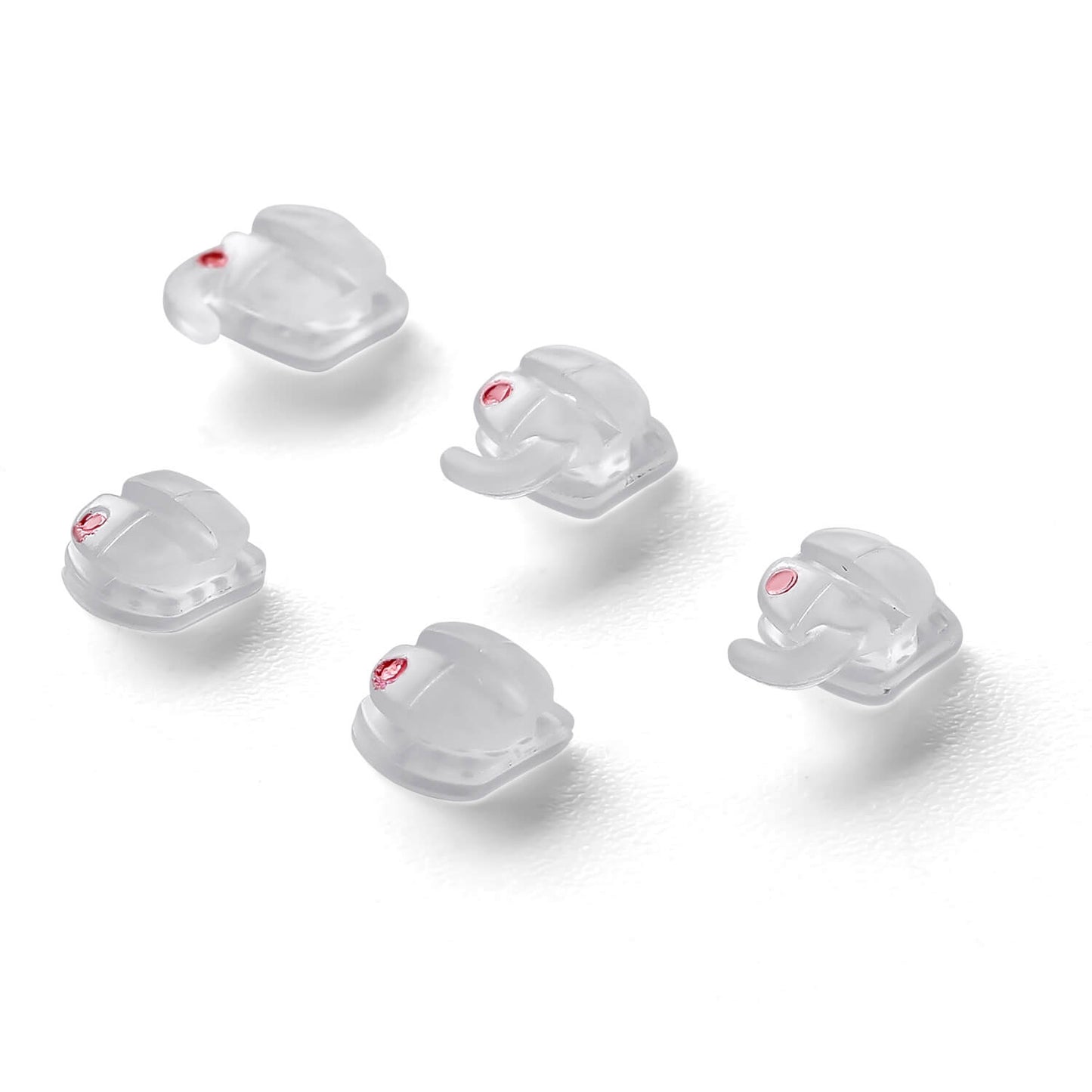 AZDENT Dental Orthodontic Clear Ceramic Brackets Roth/MBT 0.022 Hooks 345 20pcs/Box - azdentall.com