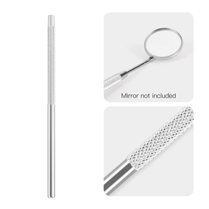 Dental Stainless Steel Mouth Mirror Handle 10Pcs/Set - azdentall.com