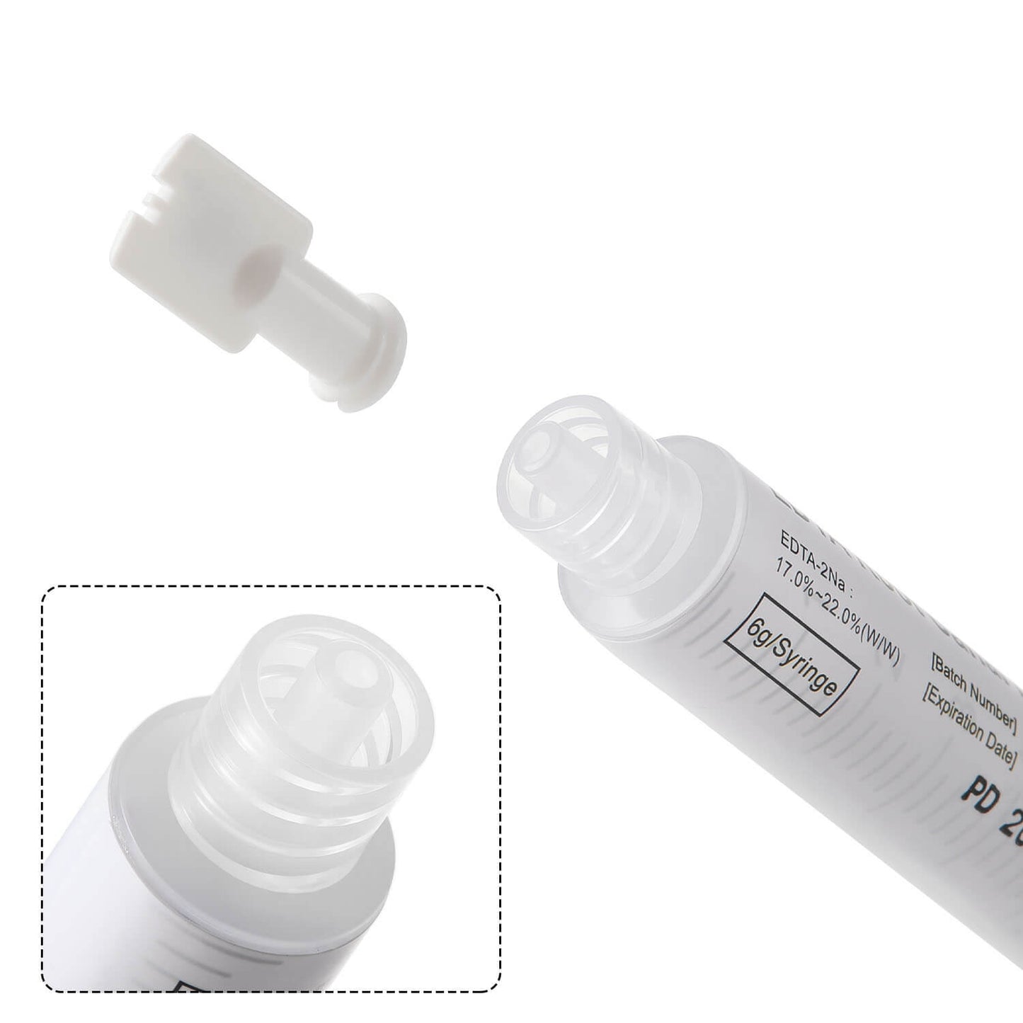 Dental EDTA Root Canal Lubricating Gel 6g Syringe with 10pcs Needles - azdentall.com