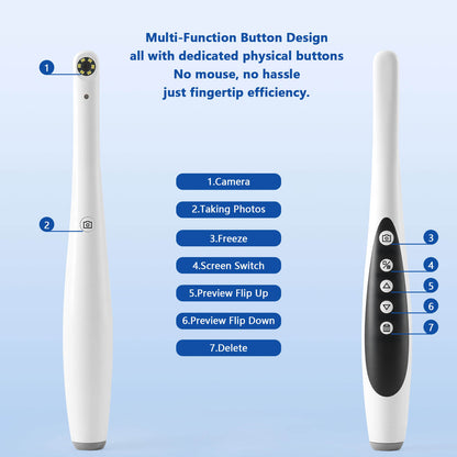 Dental USB Digital HD Intraoral Camera 6 LED Lights 2.0MP High Pixel - azdentall.com