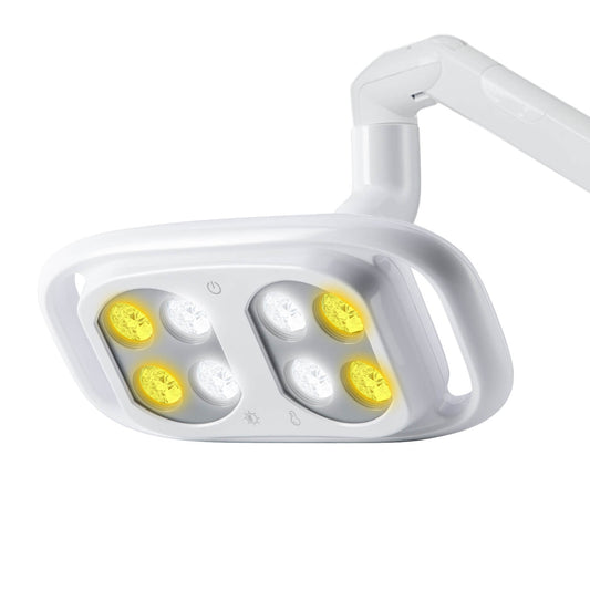 Dental LED Lamp Oral Light For Unit Chair 8 Lights 10W Dual-Color Adjustable - azdentall.com
