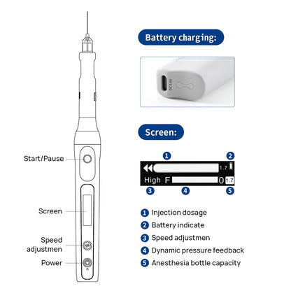 Dental Professional Painless Oral Local Anesthesia Mini Device - azdentall.com