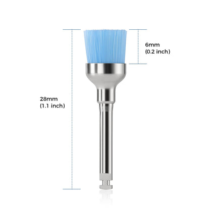 Dental Colorful Nylon Prophy Polishing Brush Bowl Shape 10pcs/Pack - azdentall.com