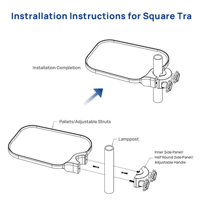Dental Plastic Post Mounted Tray Table Chair Accessories - azdentall.com