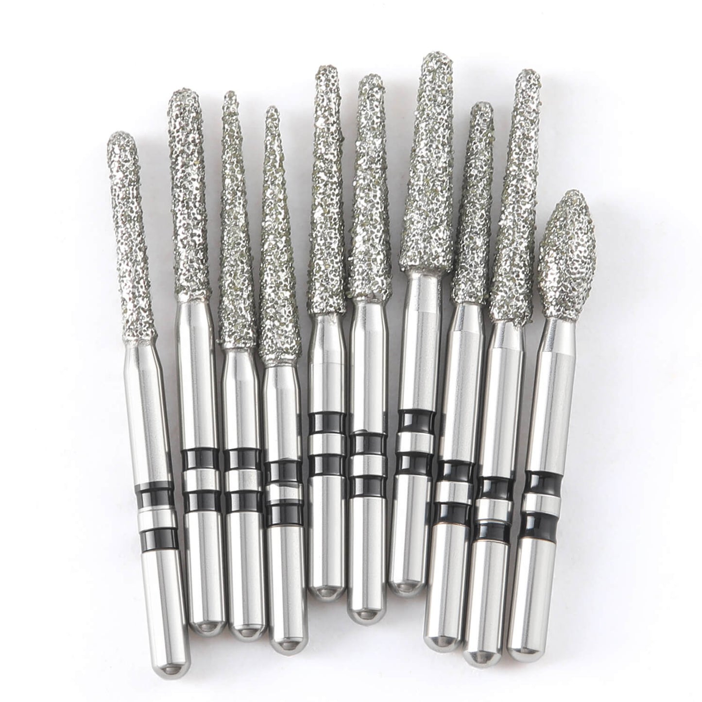 AZDENT Dental Diamond Zirconia Cutting Bur Kit FG 1.6mm 10pcs/Box - azdentall.com