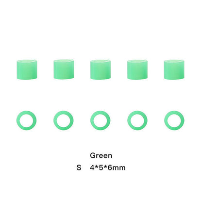 Dental Color Code Rings Universal Silicone Autoclavable S Green 100pcs/Box - azdentall.com
