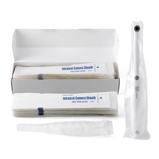 Dental Disposable Intraoral Camera Sheath Endoscope Protective Film Sleeves 100pcs/Box - azdentall.com