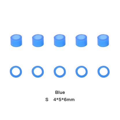 Dental Color Code Rings Universal Silicone Autoclavable S  Blue 100pcs/Box - azdentall.com
