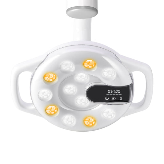 Dental Unit Chair LED Oral Light Lamp 12 Lights 20W Dual-Color Adjustable - azdentall.com