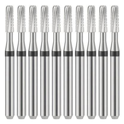Dental Tungsten Carbide Bur FG 1958 Metal Cutting 10pcs/Box - azdentall.com