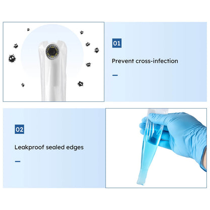 Dental Disposable Intraoral Camera Sheath Endoscope Protective Film Sleeves 100pcs/Box - azdentall.com