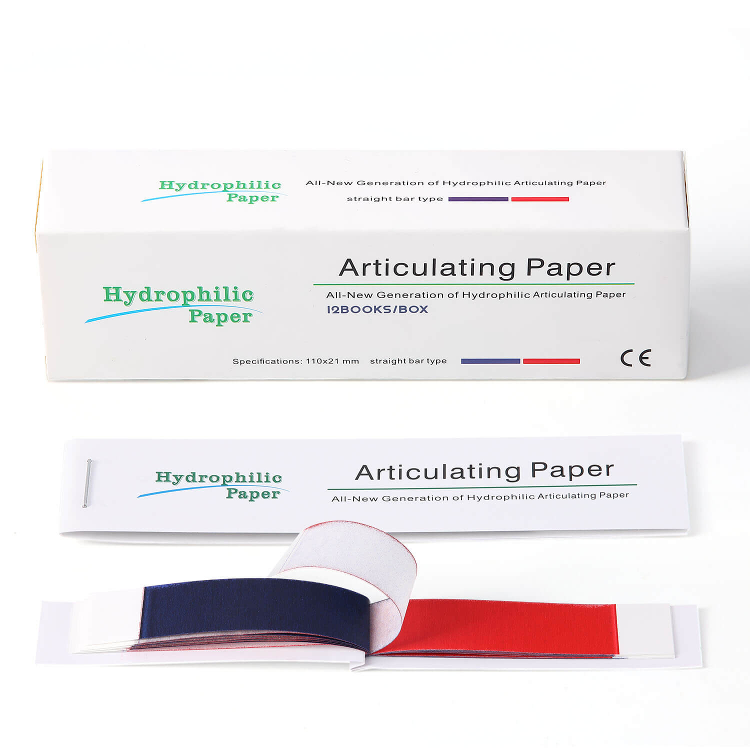 Dental Articulating Paper Double Sided Strips 144sheets/Box - azdentall.com