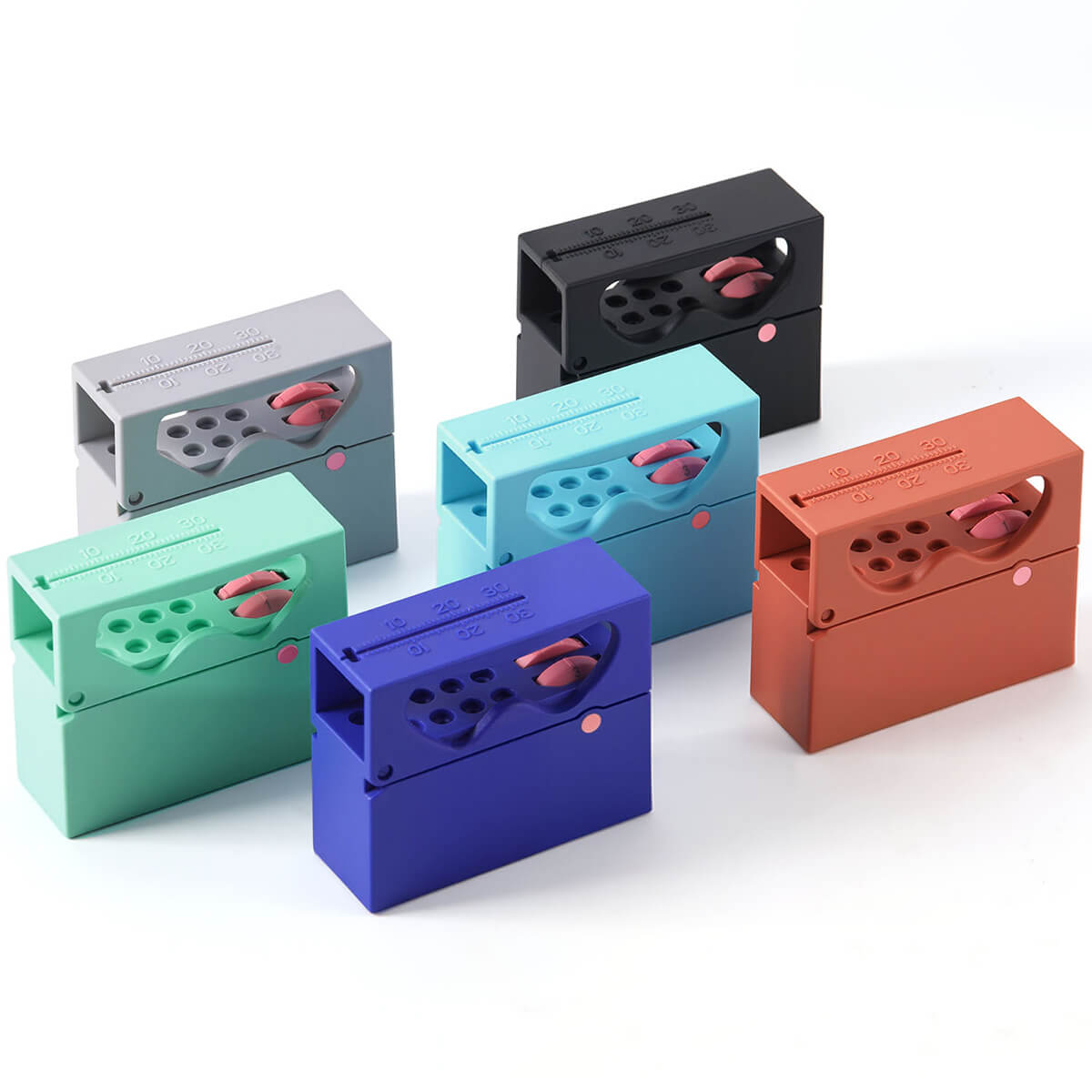 Dental 10 Holes Endo Files Disinfection Box With Memory Holder & Measuring Counter - azdentall.com