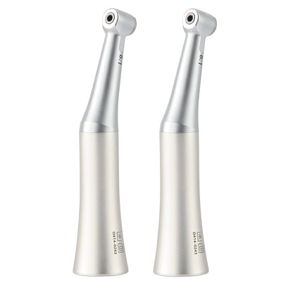 2 Pcs Dental 6:1 Reduction Endo Handpiece Contra Angle Mini Head Push Button - azdentall.com