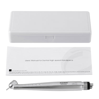AZDENT Dental 45 Degree High Speed Handpiece Standard Head Push Button 4 Hole - azdentall.com