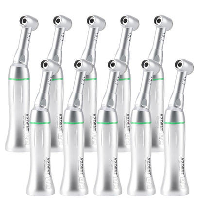 10pcs AZDENT Dental 10:1 Endo Reciprocating Contra Angle Handpiece Push Button - azdentall.com