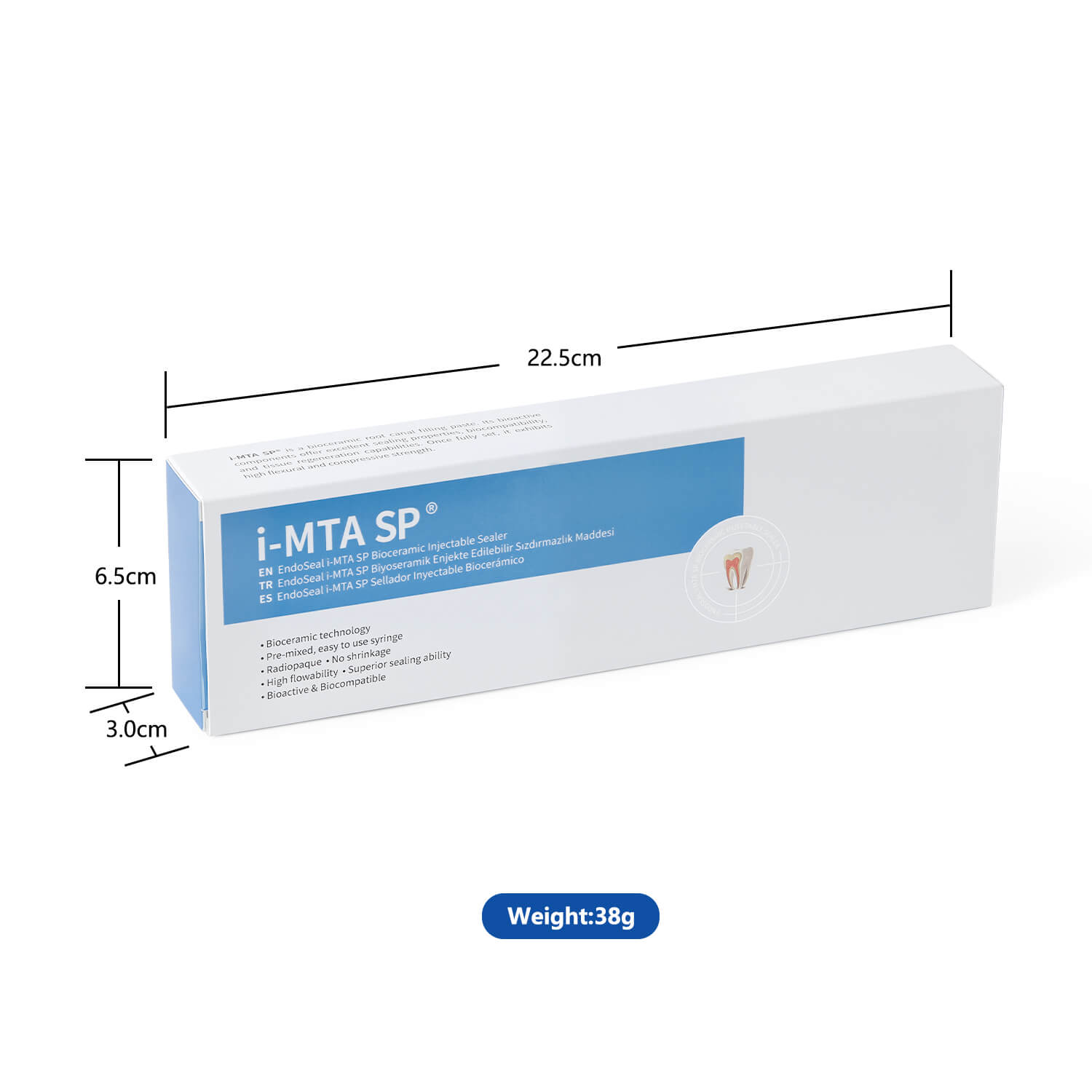 i-MTA SP Endo Bioceramic Sealer Root Canal Filling Material 2g with 10 Needles - azdentall.co