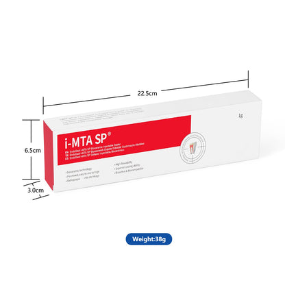 Dental i-MTA SP Endo Bioceramic Sealer Root Canal Filling Material 1g/2g with 10 Needles