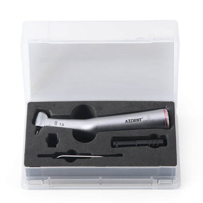 AZDENT Dental 1:5 Fiber Optic Electric Contra Angle Handpiece Internal Four Way Spray Removable Design - azdentall.com