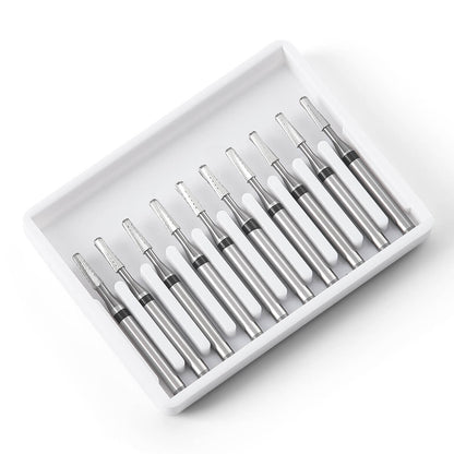 Dental Tungsten Carbide Bur FG1957 Metal Cutting 10pcs/Box - azdentall.com