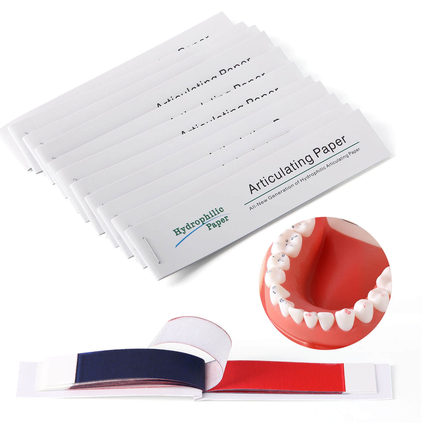 Dental Articulating Paper Double Sided Strips 144sheets/Box - azdentall.com