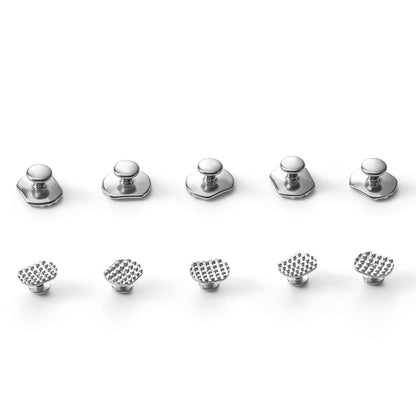 Dental Orthodontic Metal Lingual Button Monoblock Bondable Rectangular 10pcs/Bag - azdentall.com