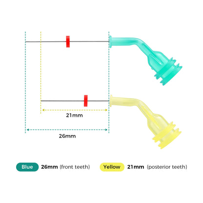 Dental Irrigation Endo Pre-Bent Needle Tip Double Side Hole 20pcs/Box - azdentall.com