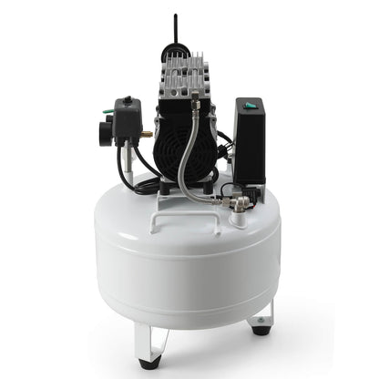 Dental Silent Oil Free Air Compressor 40L 800W Dual-Pressure Display for 2PCS Dental Chair - azdentall.com