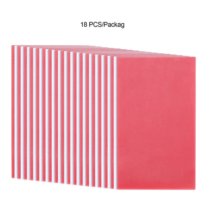 Dental Lab Base Plate Wax Denture Utility Bite Molding Casting General Use 18Pcs/Box - azdentall.com