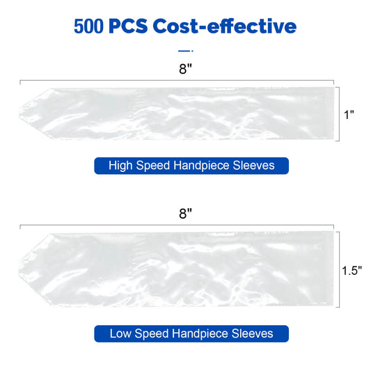 Disposable Dental High/Low Speed Handpiece Sleeves Covers 500pcs/Box - azdentall.com