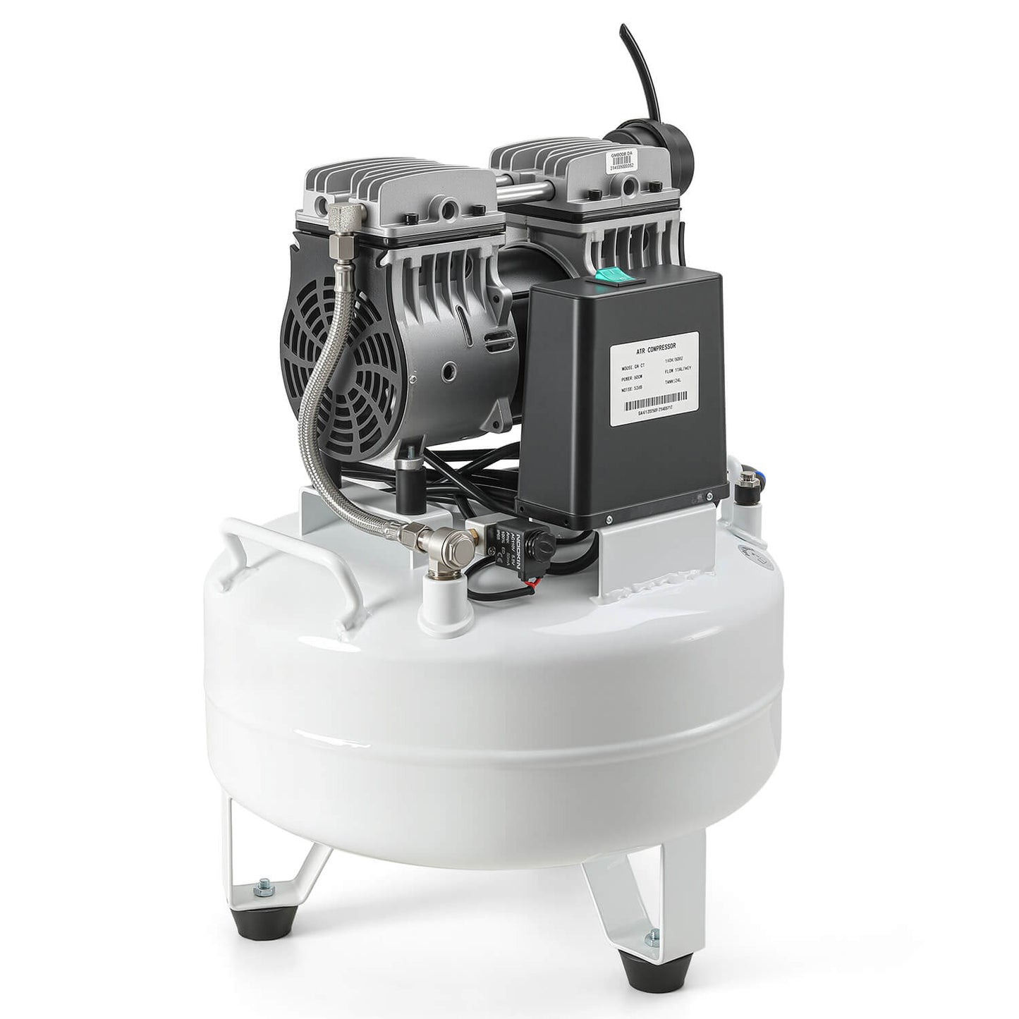 Dental Silent Oil Free Air Compressor 40L 800W 155L/min for 2PCS Dental Chair - azdentall.com