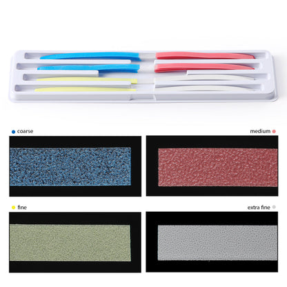 Dental Finishing & Polishing Strip for Interproximal Application Coarse Medium Fine Extra Fine 4mm - azdentall.com