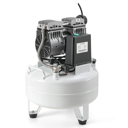 Dental Silent Oil Free Air Compressor 24L 600W 118L/min for 1PC Dental Chair - azdentall.com