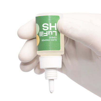 Dental Glass Ionomer Cement Permanent Adhesion For Teeth Crowns Bridge Powder And Liquid