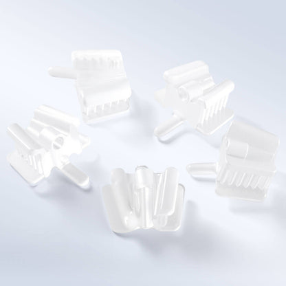 Dental Bite Block Occlusal Pad with Saliva Ejector Hole Clear Small/Large 5pcs/Pack - azdentall.com