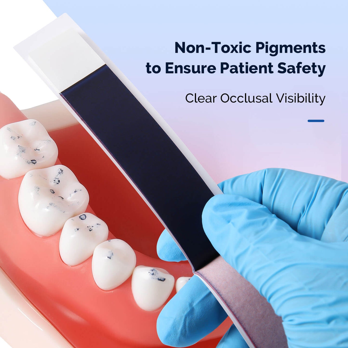 Dental Articulating Paper Double Sided Strips 144sheets/Box - azdentall.com