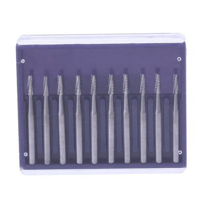 Dental Carbide Bur FG #701 Flat End Taper Fissure Crosscut 10pcs/Box-azdentall.com