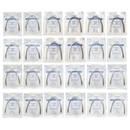 AZDENT Dental Orthodontic Archwires Niti Super Elastic Ovoid Rectangular Full Size 10pcs/Pack - azdentall.com