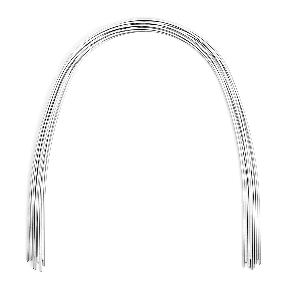 AZDENT Dental Orthodontic Archwires Niti Super Elastic Ovoid Rectangular Full Size 10pcs/Pack - azdentall.com