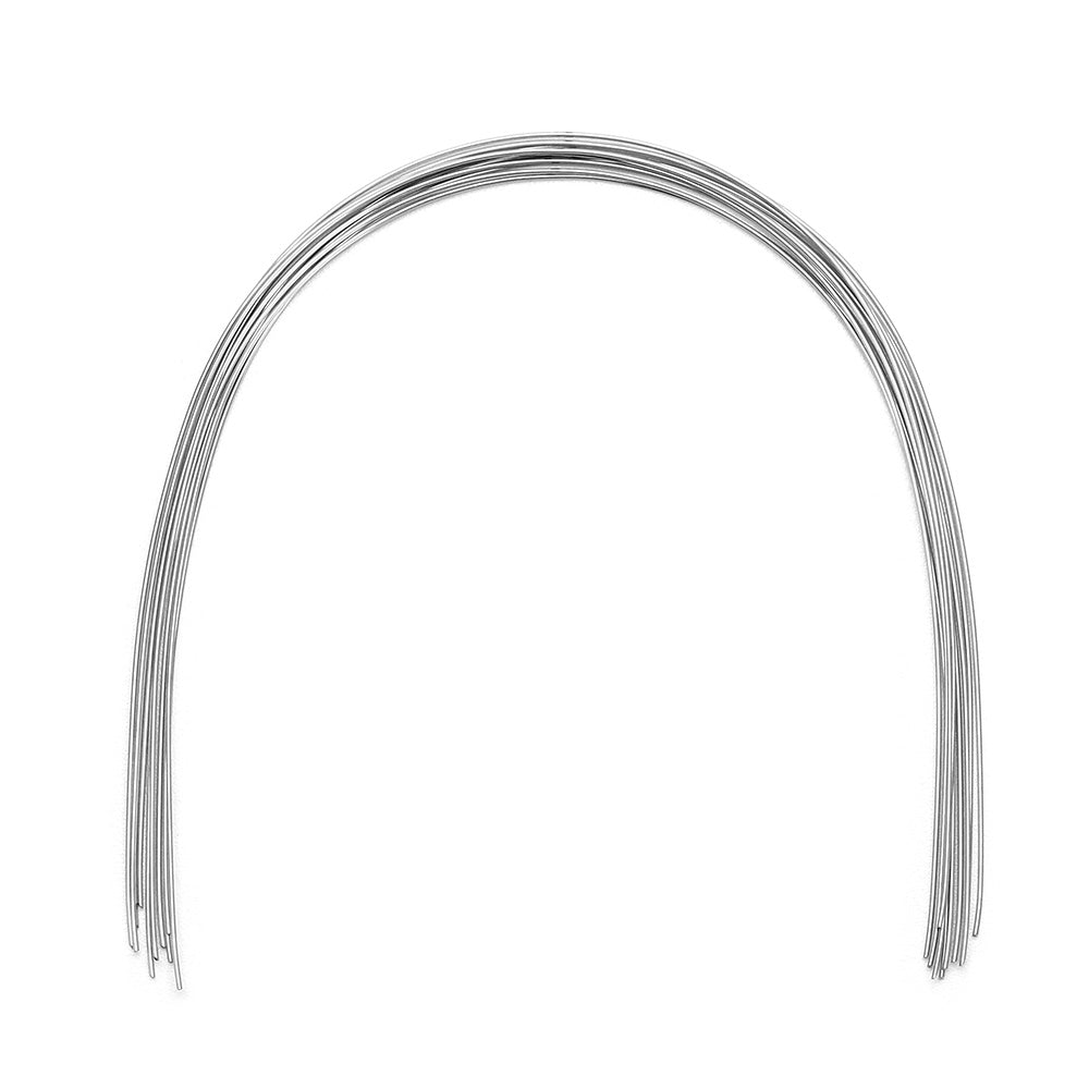 AZDENT Dental Orthodontic Archwire Stainless Steel Round Natural Full Size 10pcs/Pack-azdentall.com