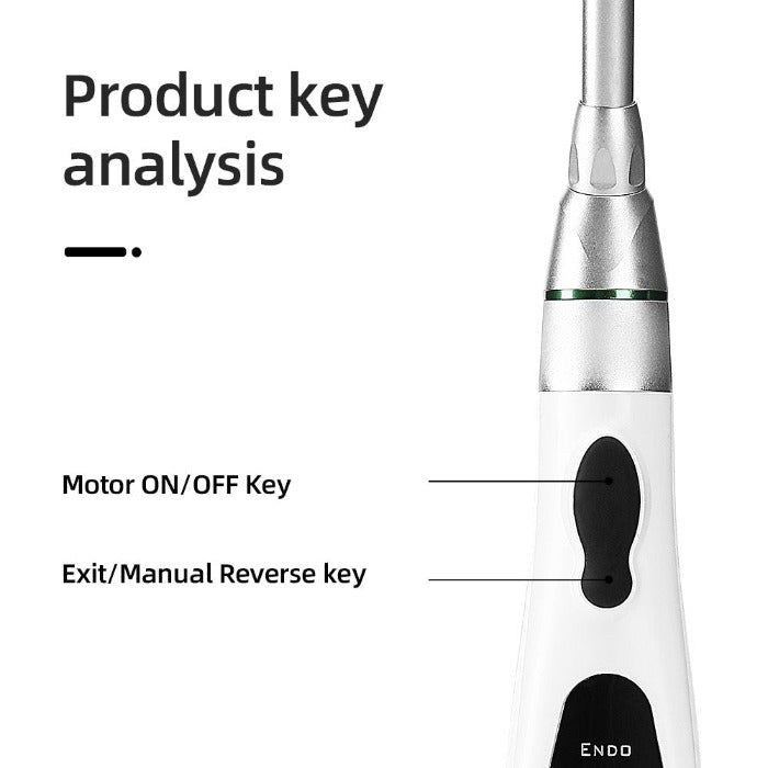 Dental LED Wireless Endodontic Motor Treament With 16:1 Contra Angle 9 Modes