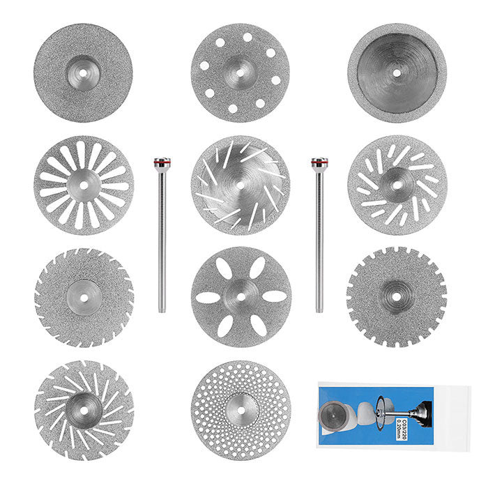 Dental Lab Thin Diamond Disc Cutting Double Side Disk Tool For Polisher Machine - azdentall.com