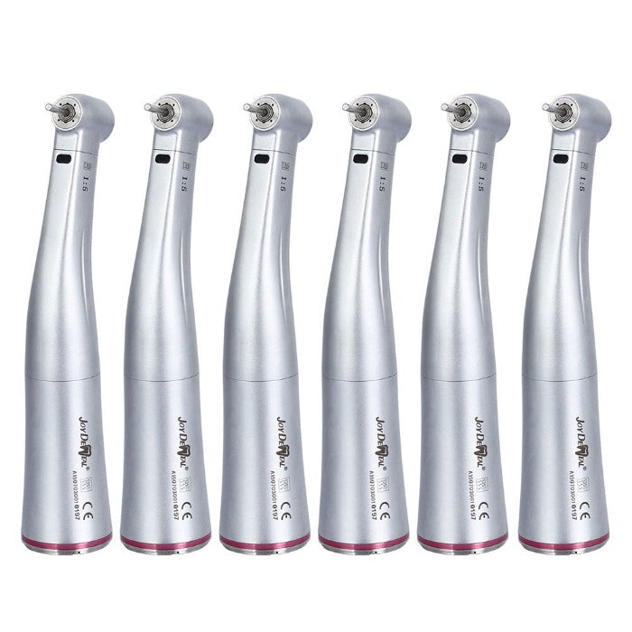 Dental 1:5 Increasing Electric Fiber Optic Contra Angle Handpiece Internal Four Way Spray