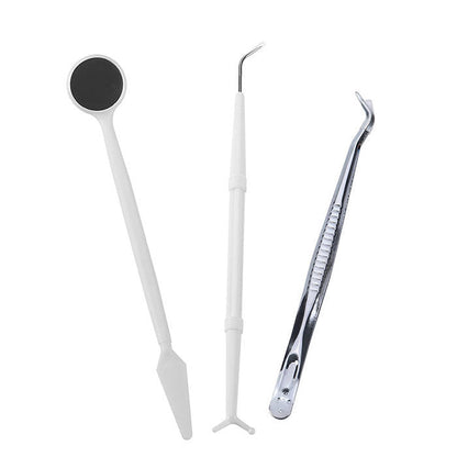 Dental Mirror Plier Explorer Kit Disposable Mouth Mirror Forceps Probe - azdentall.com