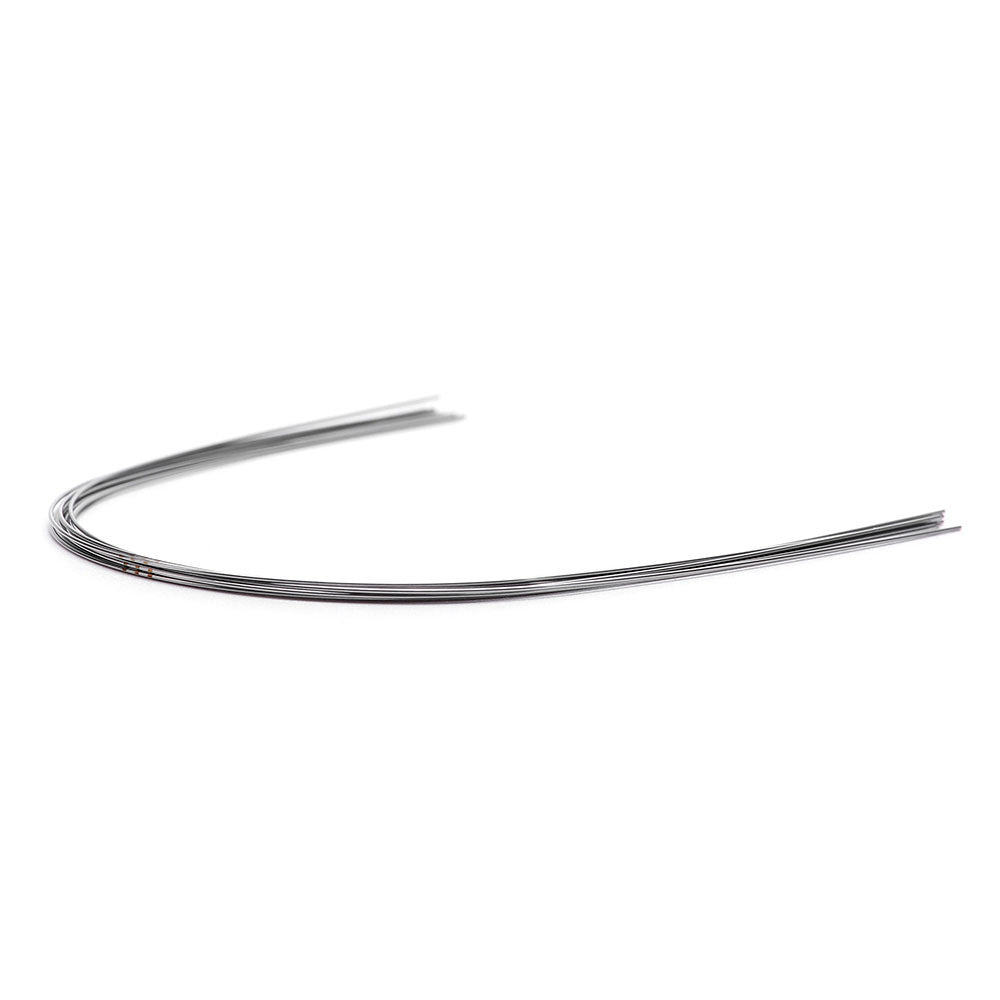 AZDENT Dental Orthodontic Archwires Niti Super Elastic Natural Round Full Size 10pcs/Pack - azdentall.com