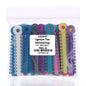 AZDENT Orthodontic Ligature Ties Multi-Color & Clear Color 1014pcs/pack - azdentall.com